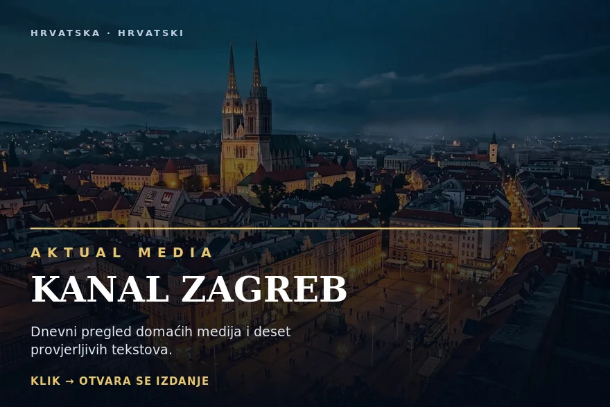 AKTUAL MEDIA KANAL ZAGREB — Hrvatska — otvori izdanje